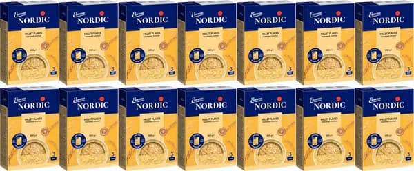 Хлопья Nordic пшенные, комплект: 14 упаковок по 500 г