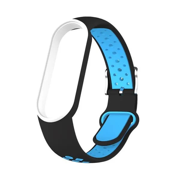 Ремешок для Xiaomi Mi Band 5/6/7 силиконовый спортивный дышащий, сменный фитнес-браслета