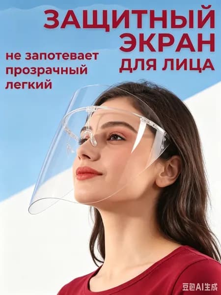 Щиток защитный, цвет: Прозрачный, 1 шт.