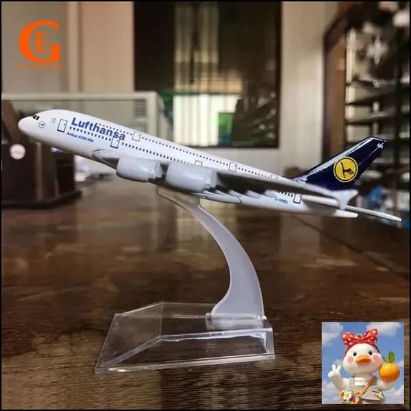 Металлический Модель Самолета Аэробус 380, Германия Люфтганза А380