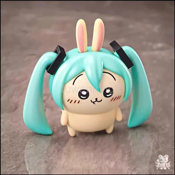 Фигурка Хацунэ Мику chiikawa / 5см, пакет