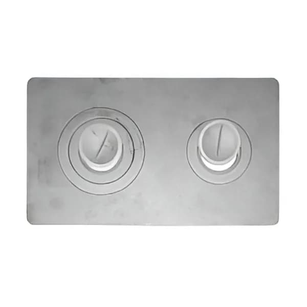 Плита чугунная с 2 конфорками П2-3 (710х410)