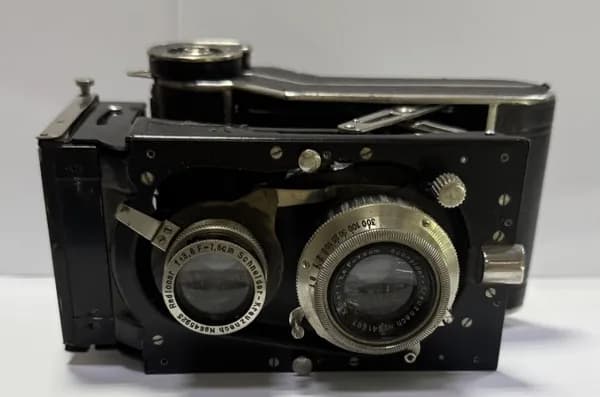 Редкий Фотоаппарат WELTA Schnelder Kreuznach 1 : 3,8 F - 7,5 Германия гармошка