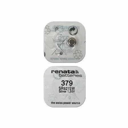 Батарейка Renata 379 (SR521SW) Silver Oxide 1.55V 1шт Швейцария