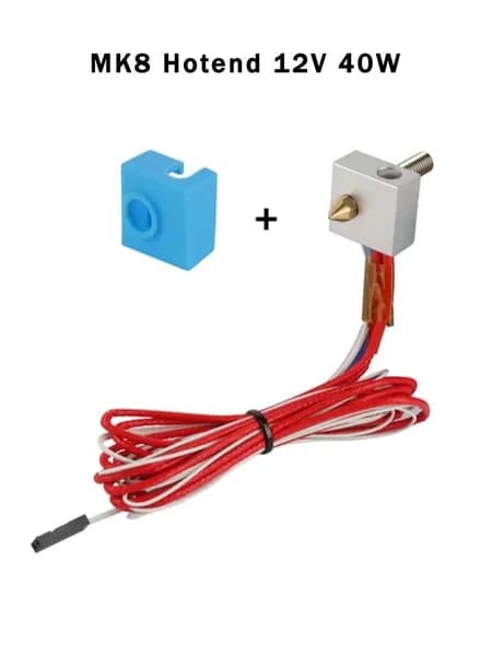 Комплект для 3D-принтера MK8 Hotend 12v
