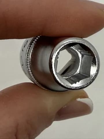 Головка 1/2" 9-мм 6граней усиленная с насечками профессиональное качество