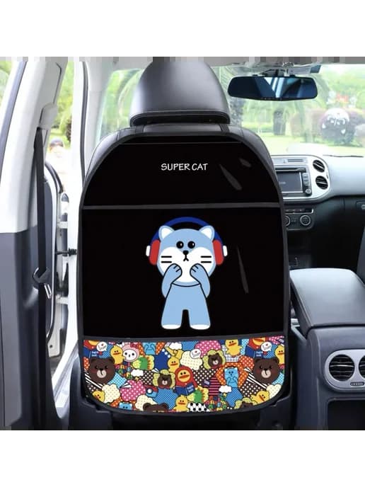 Защитный чехол на спинку автосиденья Super Cat, 1PCS Kate