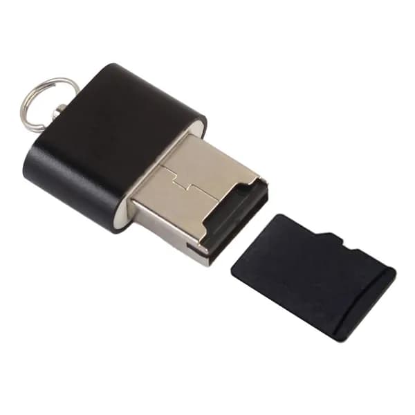 Читатель карт памяти microSD для ноутбука из алюминиевого сплава чёрный