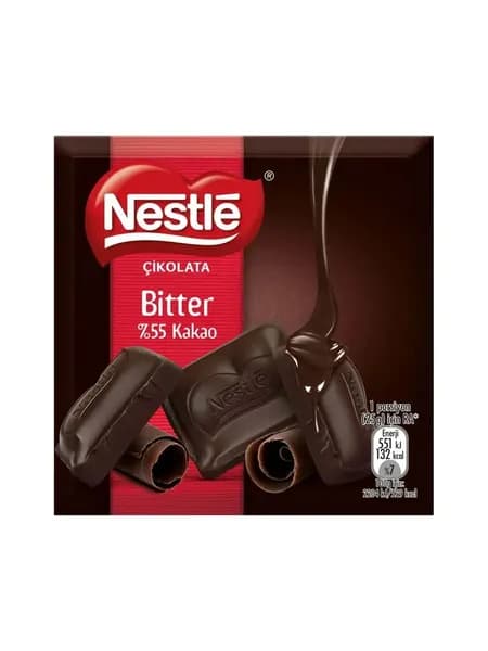 Турецкий темный шоколад Nestle Bitter 55%