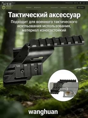 Компактная нейлоновая направляющая для универсального пневматического пистолета: удобна для транспортировки и использования в ограниченном пространстве