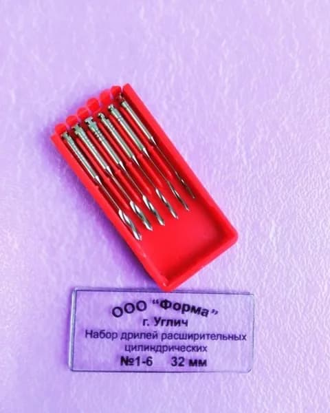 Набор дрилей расширительных цилиндрических (6 шт.)