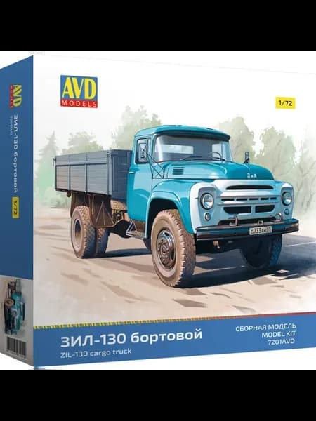 Сборная модель ЗИЛ-130 бортовой. Масштаб 1 72