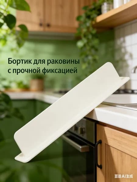 Защитный экран от брызг на раковину / Экран на кухню от брызг