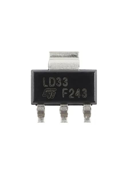 10 шт LD1117S33TR SOT-223, Hадписи код: LD33, фиксированный регулятор напряжения LDO