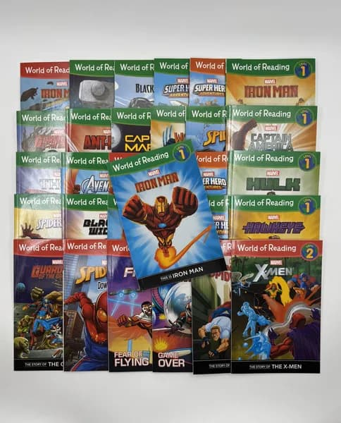 Комиксы для детей на английском языке Вселенная Marvel комплект из 31 шт.