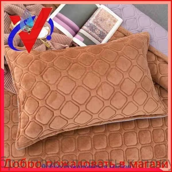 Наволочка, 11, Велюр искусственный, Полиэстер, 50x70 см  2шт