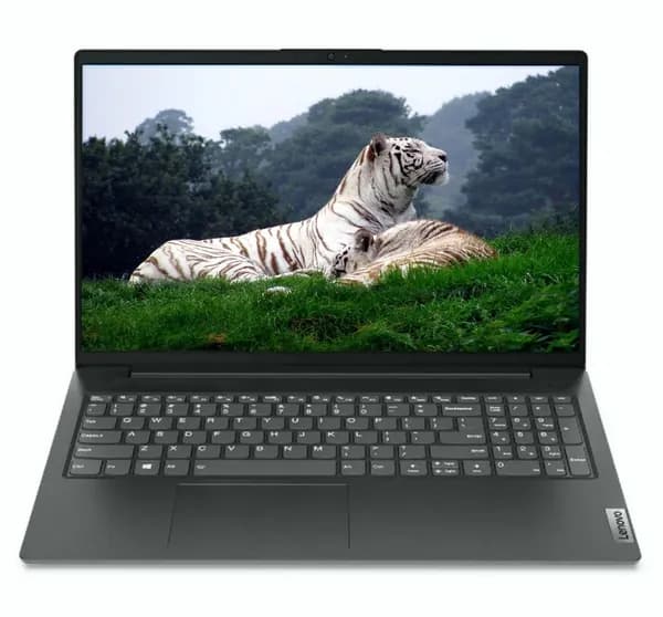Lenovo Ноутбук 15.6", Intel Celeron N4500, RAM 4 ГБ, SSD 512 ГБ, Intel UHD Graphics, Windows Pro, черный матовый, Русская раскладка
