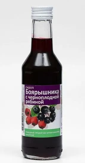 Сироп боярышника с черноплодной рябиной 250 мл