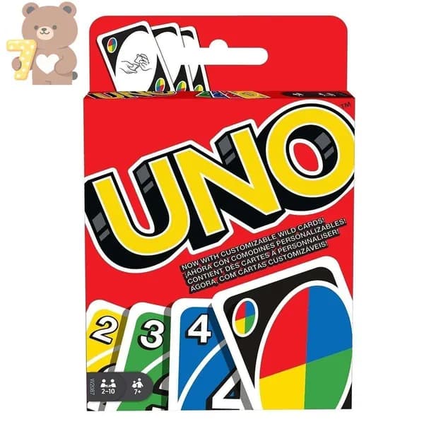 Увлекательная настольная игра UNO 108 карт, развивающая карточная игра уно для компании, для семьи, в дорогу, для детей и взрослых