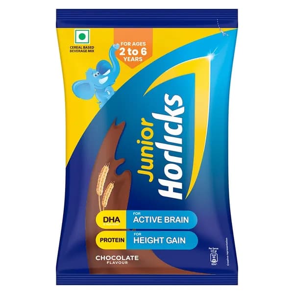 Коктейль Junior Horlicks для детей 2-6 лет 400г