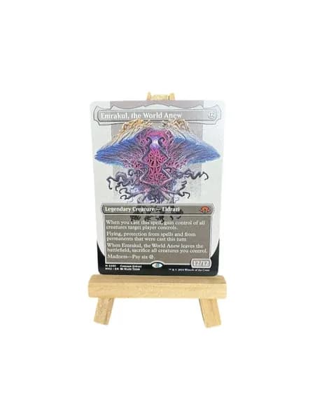 Волшебство в твоих руках: Уникальная карта Magic: The Gathering (MTG) Прокси-карта с Прозрачная защитная пленка защитит вашу колоду в качестве подарка.