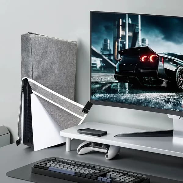 Чехол для PS5 Pro 2024 вертикальный пылезащитный из оксфорда 1680D