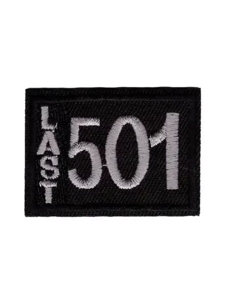 Нашивка Last 501 черная, 33х47мм