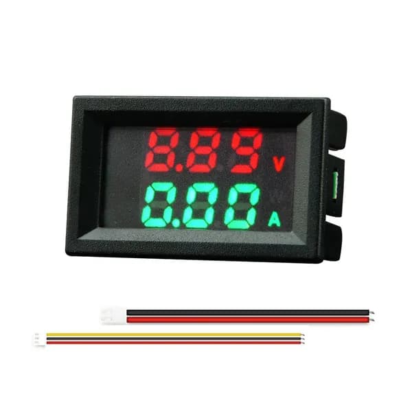 Цифровой вольтамперметр M430 с двойным LED-дисплеем, диапазон 0 100 В / 0 100 А