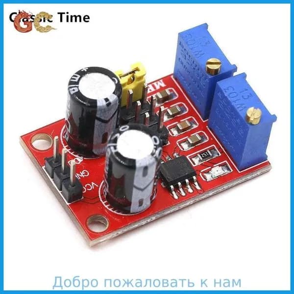 1ШТ NE555 частота импульсов, модуль с регулируемым рабочим циклом, генератор сигналов квадратной/прямоугольной формы, драйвер шагового двигателя
