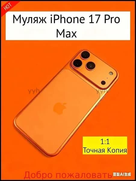 новая модельОранжевая модель iphone17Pro Max (демо-модель)