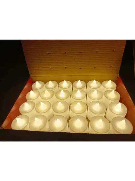 Свеча "LED", 4.7 см х 4.7 см, 5 шт