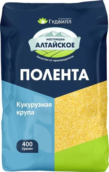 Крупа кукурузная Полента ГУДВИЛЛ, 400г