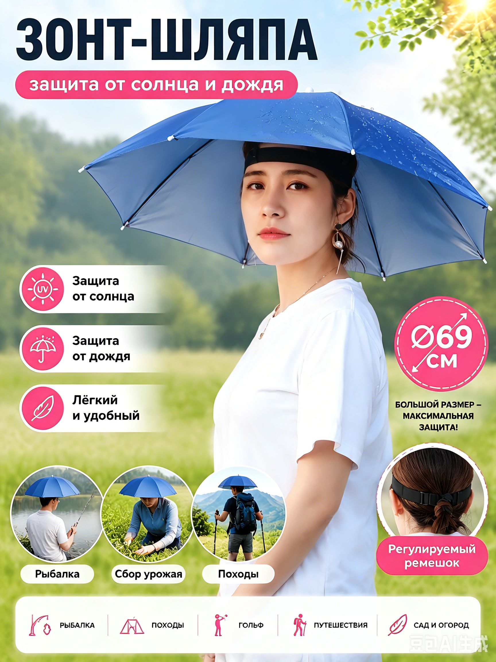 Панама для рыбалки и охоты