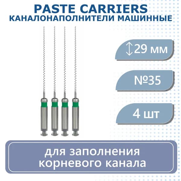 Стоматологические файлы Paste Carriers каналонаполнители машинные, 29мм, №35 Eurofile