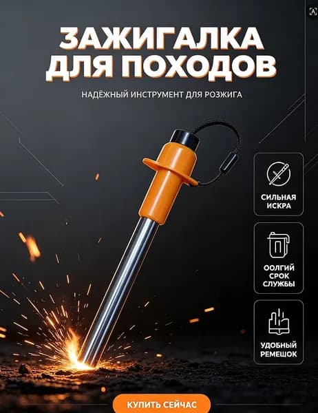 Электронный зажигатель для плиты: упаковка простая