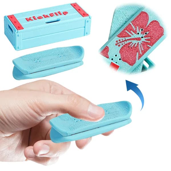 Магнитная мини-доска для скольжения, 3D-печать PLA, синяя