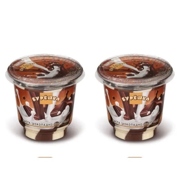 Бурёшка Шоколадно-молочная паста, 350 гр, 2 шт