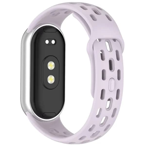 Скелетонизированный силиконовый ремешок для Xiaomi MiBand 10/9, Дышащий спортивный браслет для Xiaomi Band 8