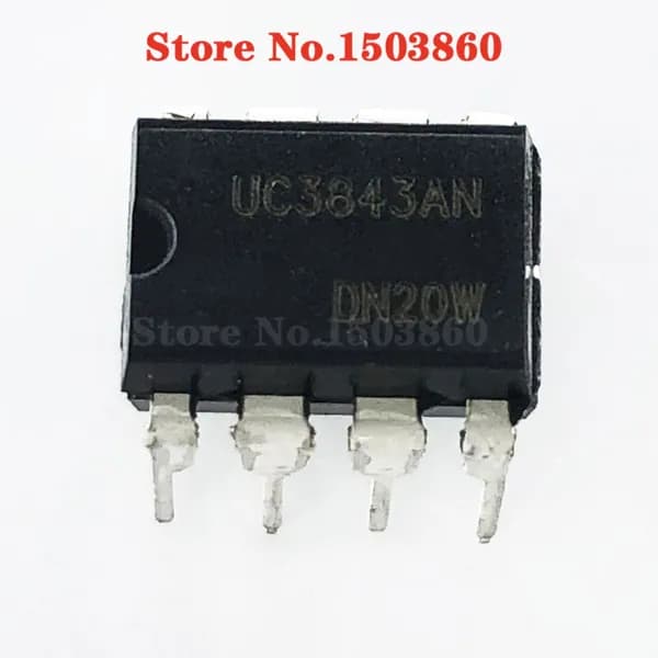 10ШТ UC3843AN DIP8 UC3843A DIP UC3843 3843AN DIP-8 UC3843B Интегральная схема