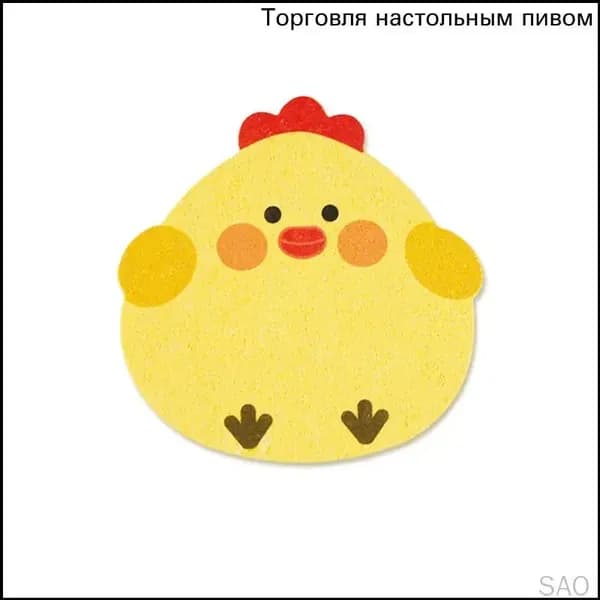 Детские губки для купания PVA с животными