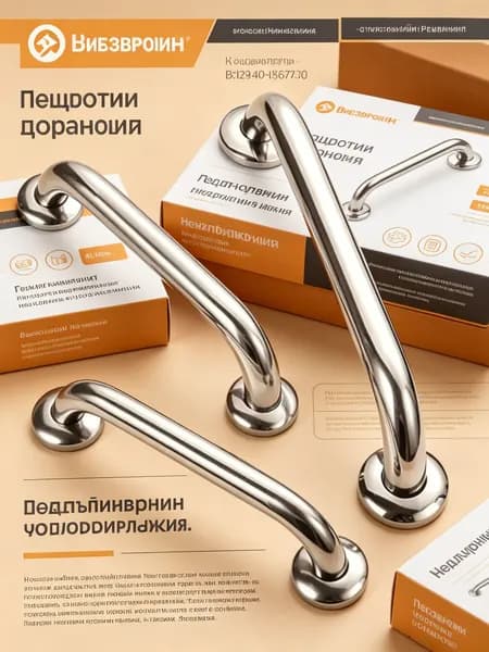 FACEGA Держатели для душа, элегантный современный дизайн, нержавеющая сталь, безопасные поручни для душа