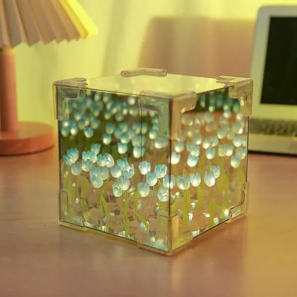 Миниатюрный кукольный домик, Рождество, 3d, ночник, модель