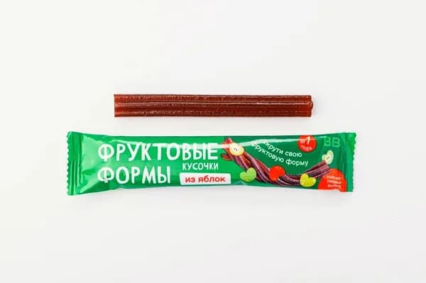 Кусочки "Фруктовые формы" из яблок