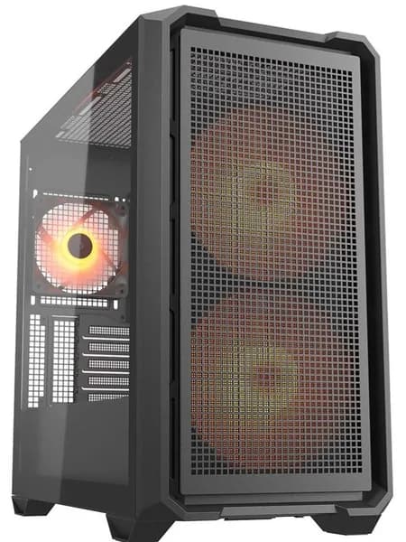 Компьютерный корпус Cougar MX600 Mini RGB, Micro-ATX / Mini-ITX, USB Type-C, поддержка видеокарт до 380 мм, без блока питания