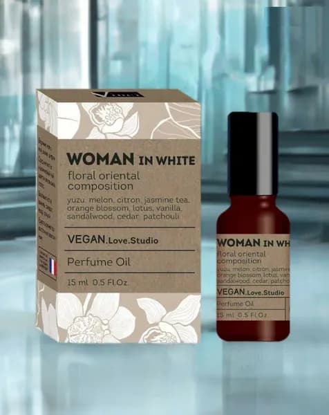 Woman In White (Donna Truss), Парфюмерное масло Vegan Love Studio, женское, 15мл