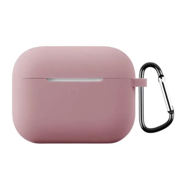 For AirPods Pro 3 Чехол для наушников Силиконовый защитный чехол для наушников AirPods Pro 3 с крючком. Толщина: 1,3 мм (цвет хурмы)