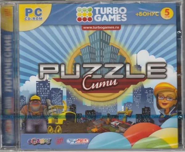 Игра Turbo Games. Puzzle сити (Jewel) (PC, Windows, Русская версия)