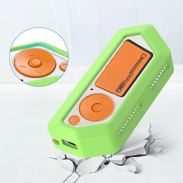 Силиконовый чехол для Flipper Zero зелёного цвета с полной защитой
