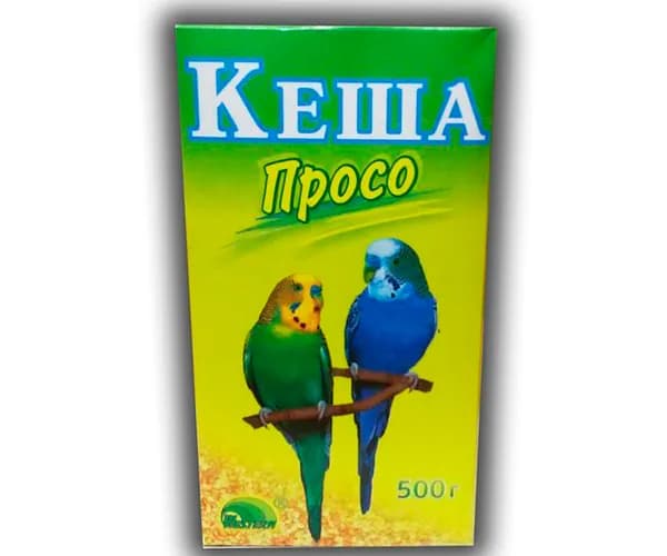 Корм для волнистых попугаев Кеша овес зерновая смесь 500г