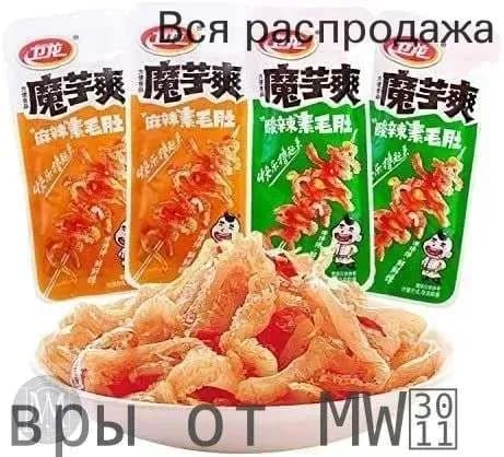 Закуска из корня конжака кисло - остарая Weilong Delicious Китай, 400 г